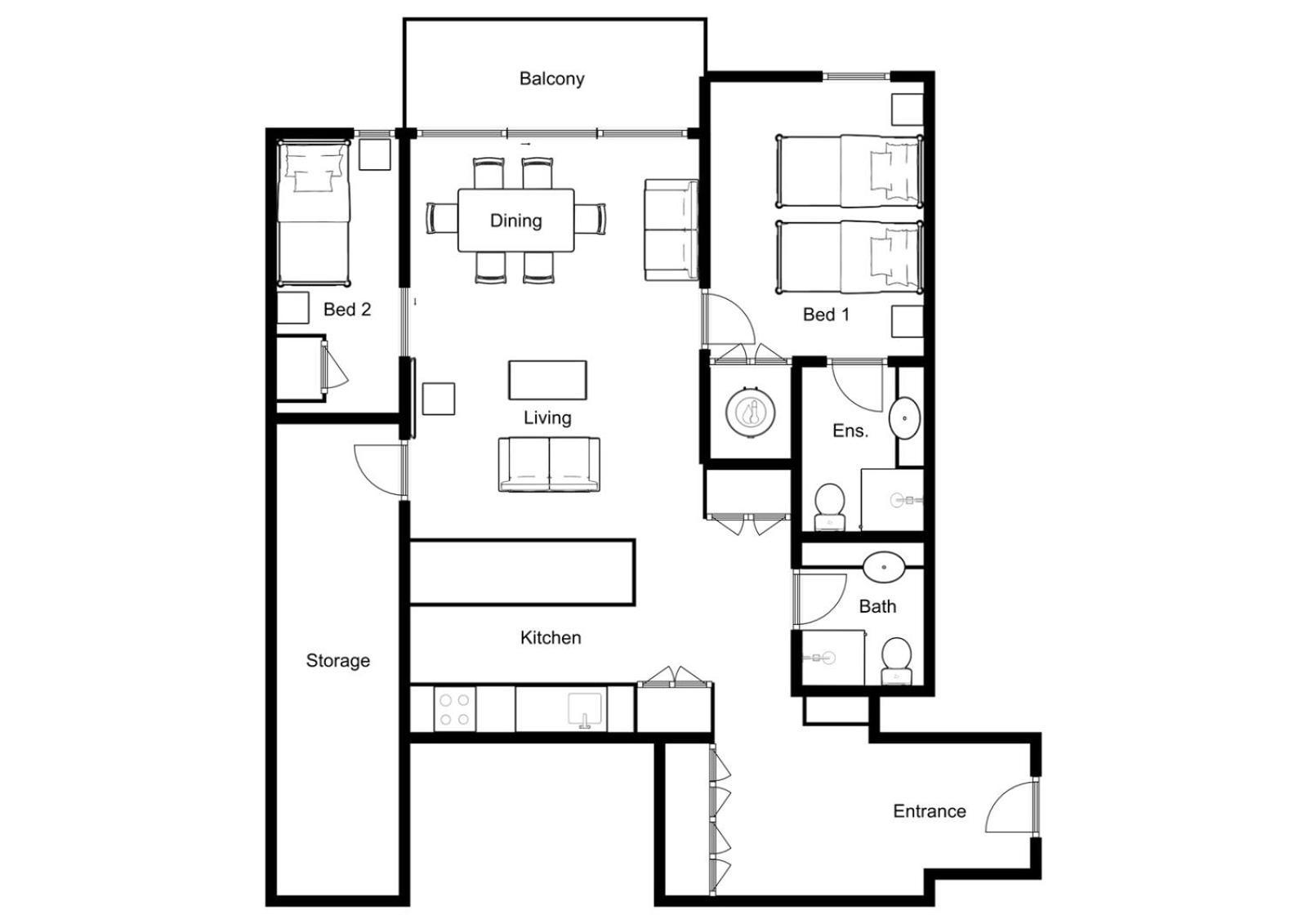 Chalet Apartments - Mt Buller Apartment Rentals Маунт Булер Стая снимка